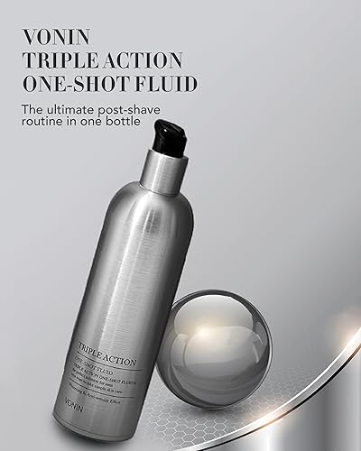 Miniatura 2 de (One-Shot Fluid, 6.1 fl oz – Cuidado integral de la piel para hombres, esenciales de viaje. Piel hidratada y revitalizada por LG Beauty. Aloe Vera,