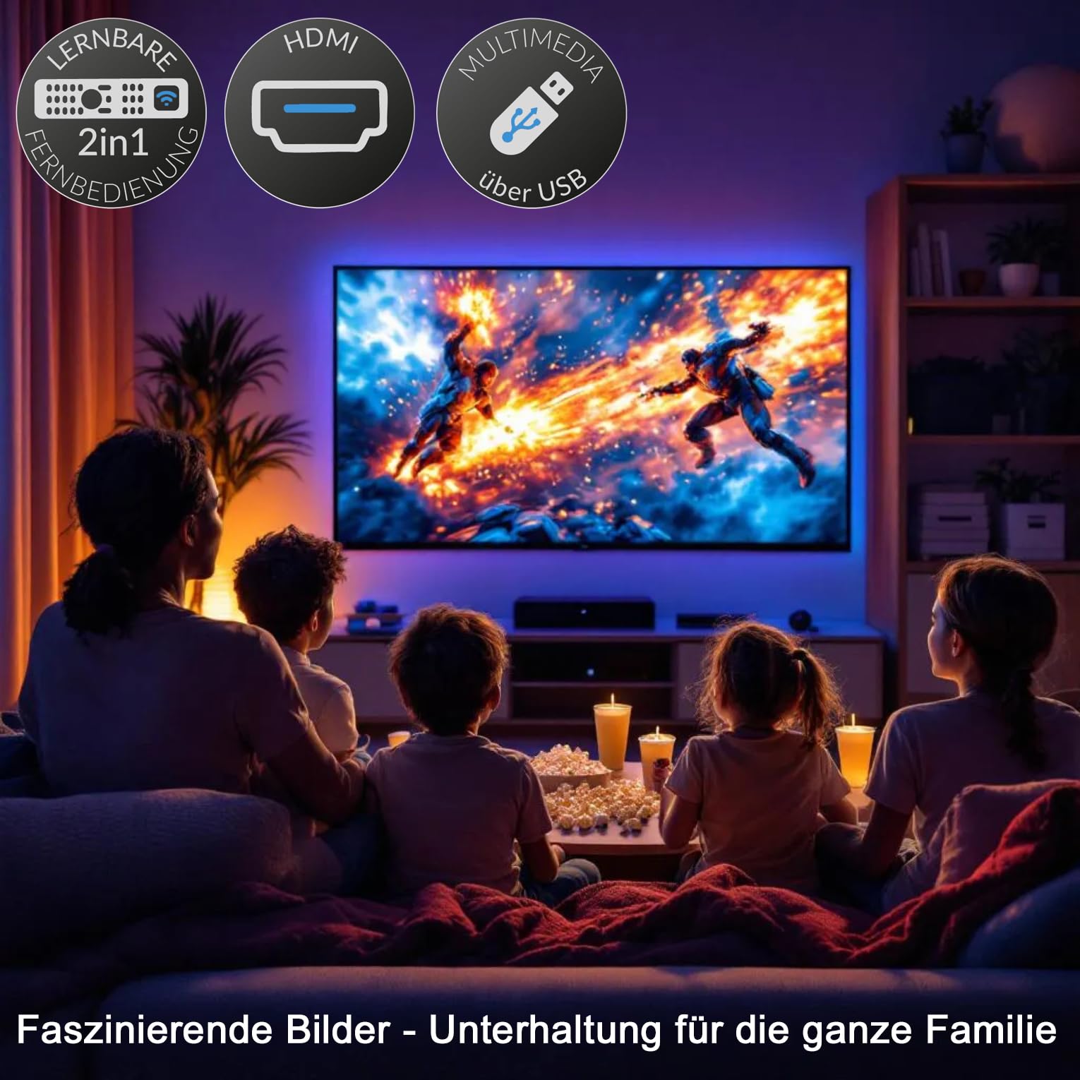 Comag HD 55 VFD Sat- Receiver Full HD 1080p, HDMI & SCART, Unicable Unterstützung, VFD Display, vorinstallierter Satelliten Receiver Astra/Hotbird