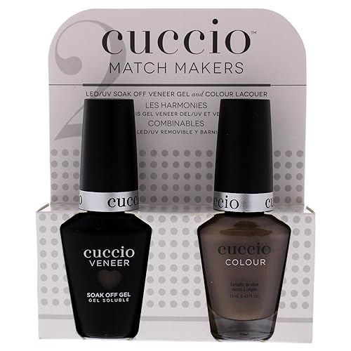 Miniatura 9 de Cuccio Matchmaker - Esmalte de uñas de color y esmalte de gel de chapa - Muérdete tus labios - Para manicura y pedicuras, cobertura completa - Larga