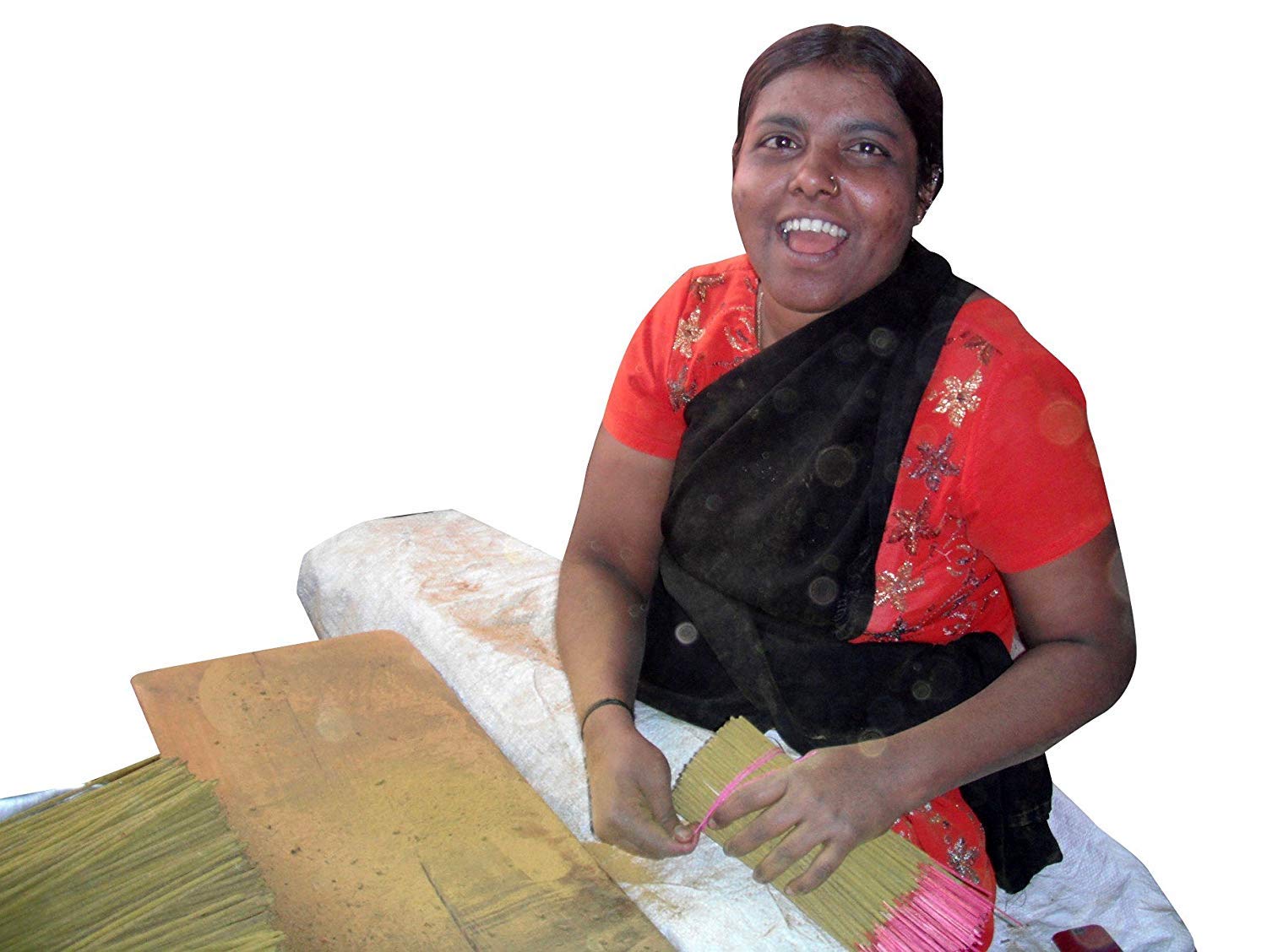 DHYANA - Hoogwaardige Indiase ambachtelijke wierook ‒ 96 hoogwaardige wierookstokjes (witte salie