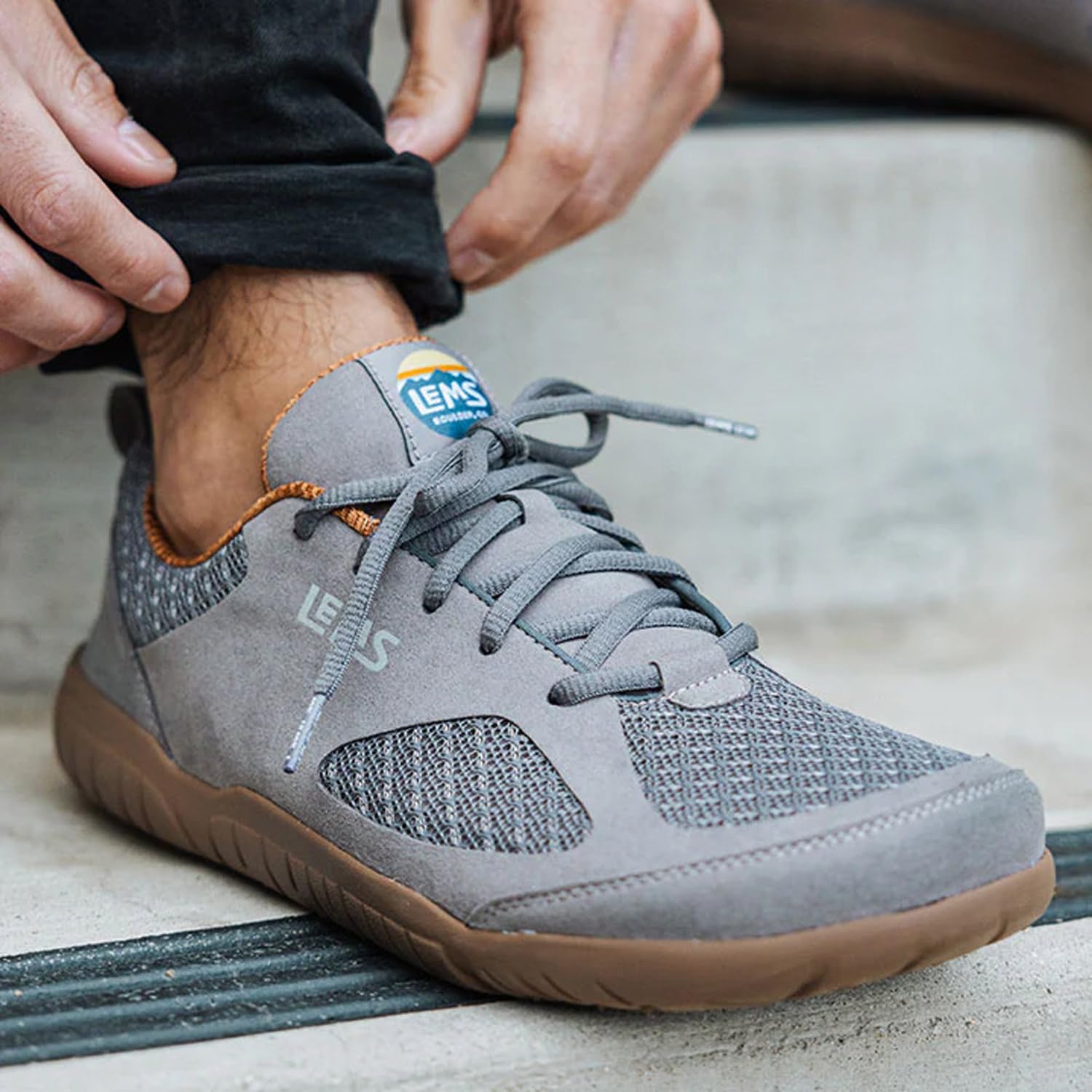 Lems Primal 3 - Herren Hybrid Sneaker/Barfußschuh mit breiter Zehenbox, Flexibler Sohle und dämpfender Einlage