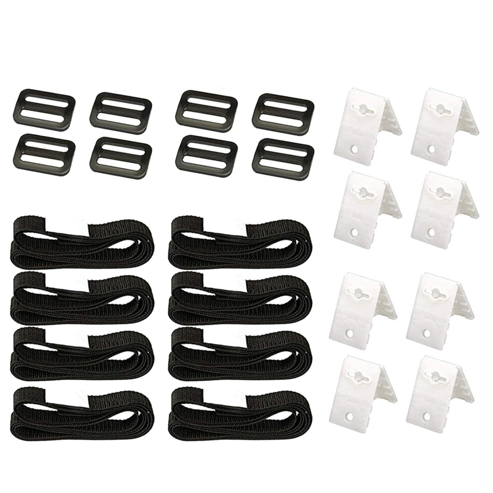 Lot De 10 Sangles De Fixation Pour Enrouleur De Piscine - Bandes Et Pinces Universelles, Résistantes Aux UV - 4