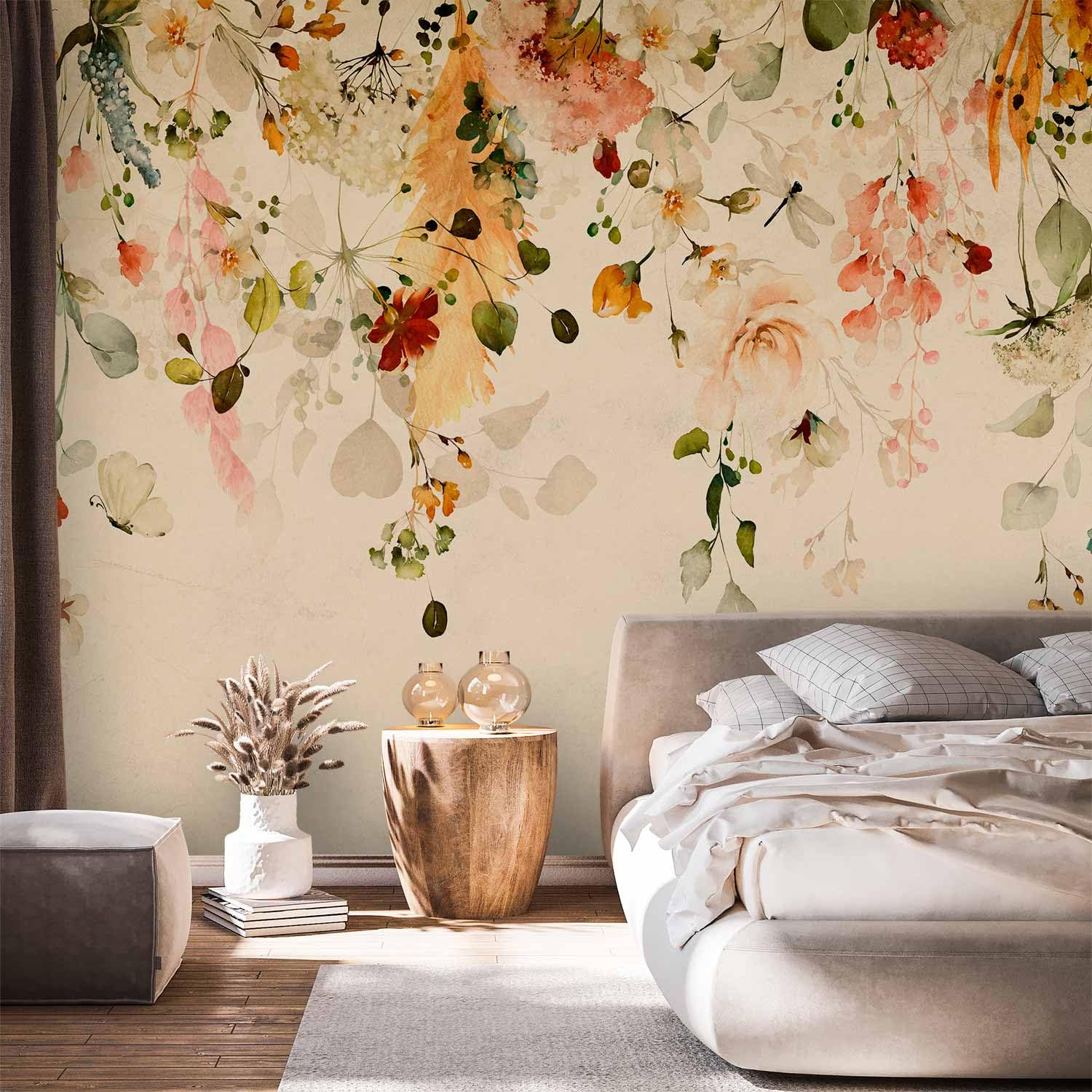 murando Fotomurales Flores 400x280 cm XXL Papel pintado tejido no tejido | Decoración de Pared decorativos Murales moderna de Diseno Fotográfico Hojas Plantas Naturaleza como pintado
