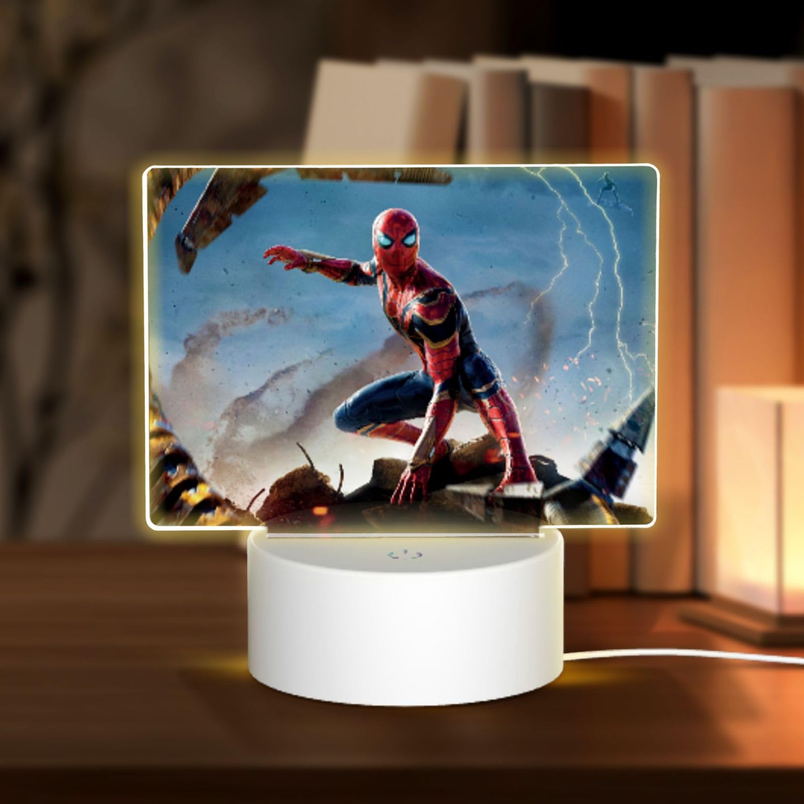 Amazon.co.jp : ナイトライト テーブルライト スパイダーマン ランプ