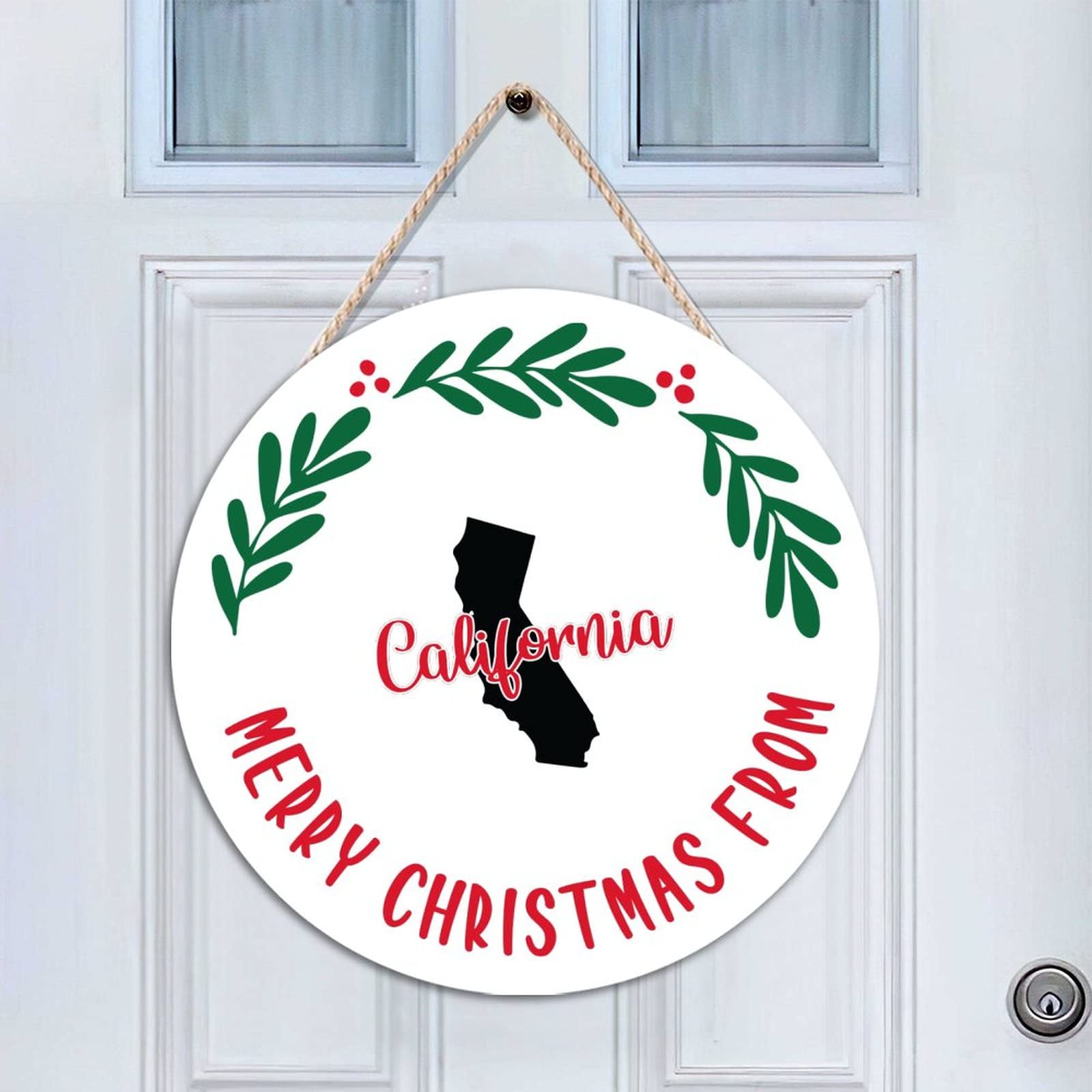 Panneau de porte Merry Christmas, le cadeau idéal pour embellir une maison