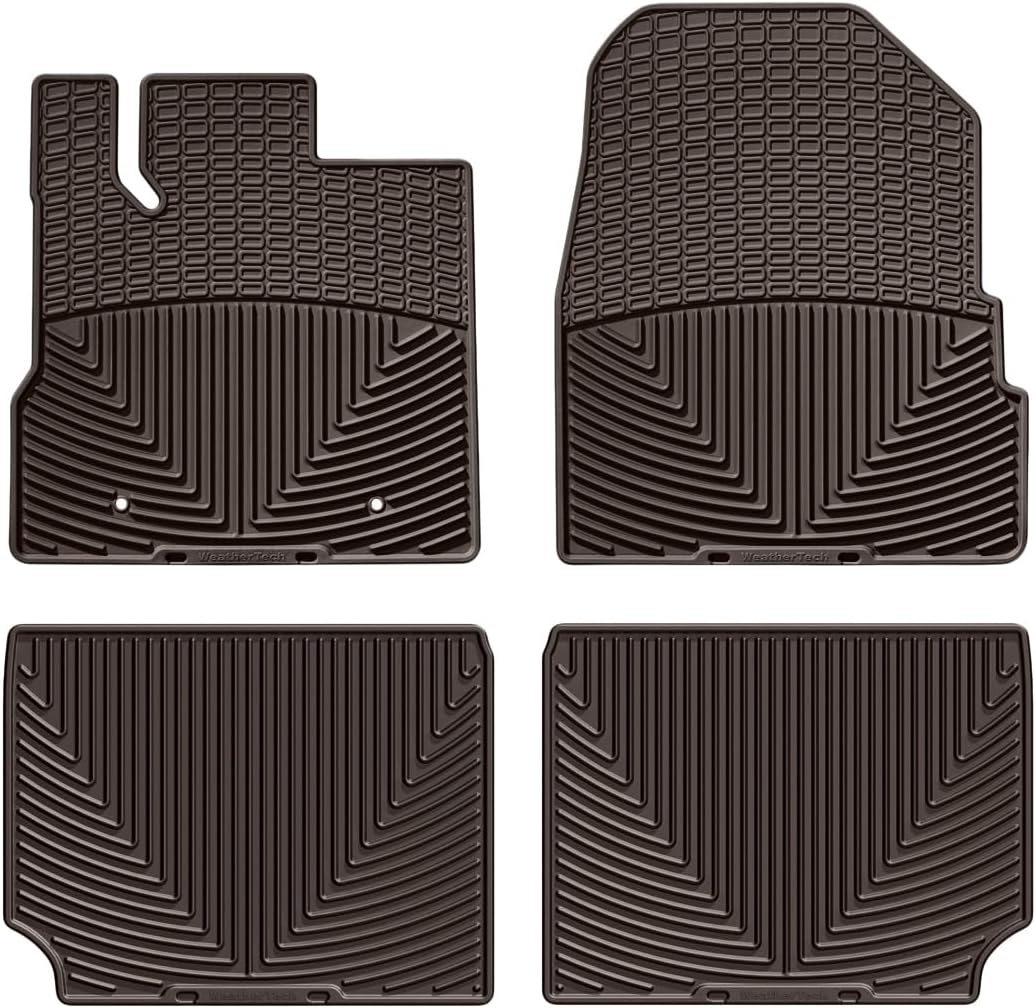 WeatherTech All-Weather Floor Mats for Chevrolet Equinox, Terrain 1st & 2nd Row (W165-W281), Black