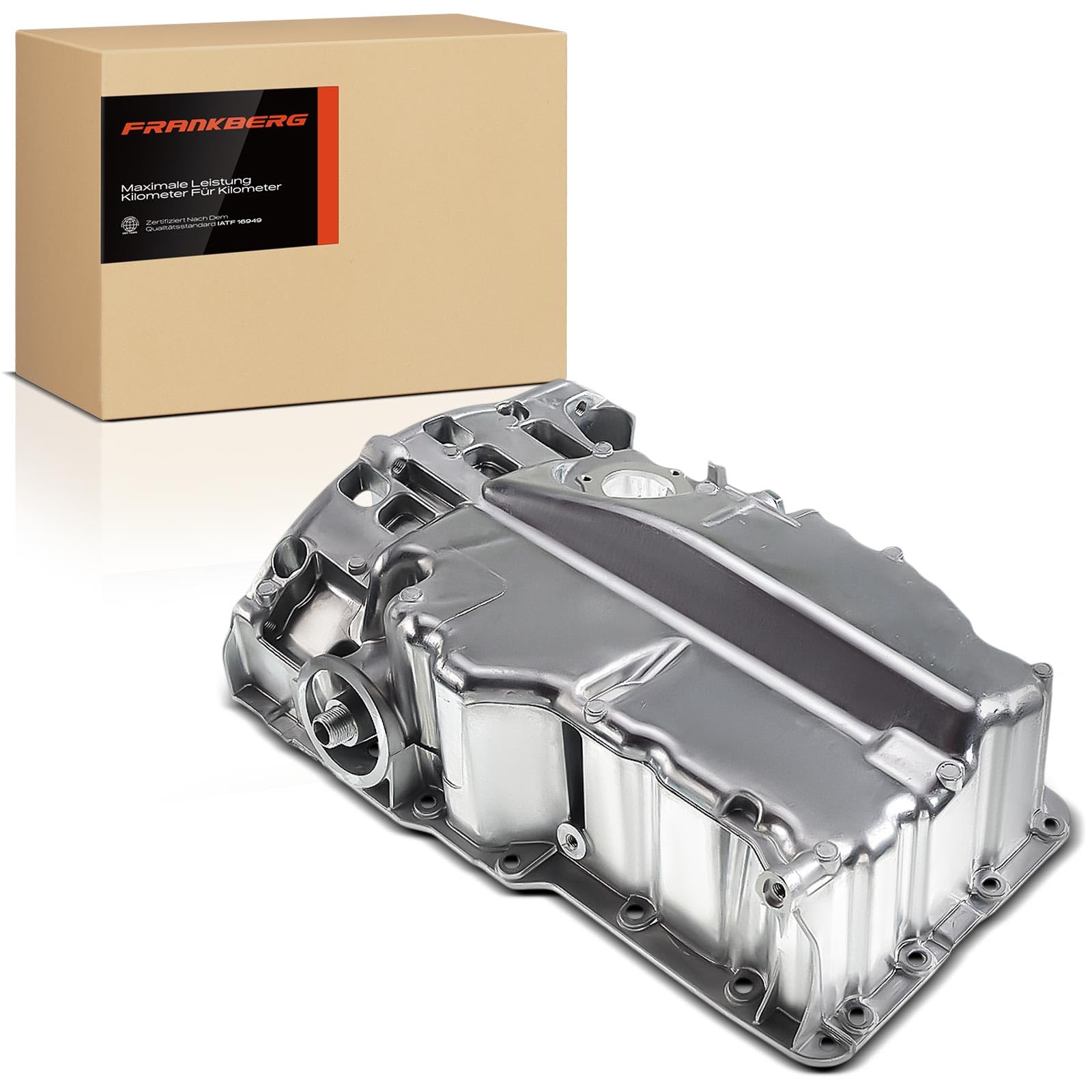 Frankberg Coppa dell'olio Motore Compatibile con Fabia III NJ3 1.0 T.S.I Fabia III NJ3 1.2 T.S.I Fabia III Station Wagon NJ5 1.2 T.S.I Yeti 5L 1.2 T.S.I Leon 5F1 1.2 T.S.i 04E103601G,04E103603G