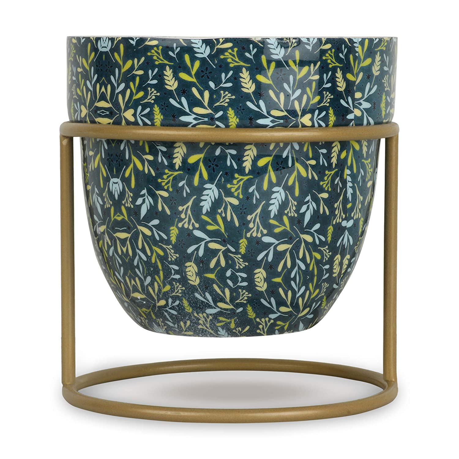 vudy Decorative pots for Indoor Plants Mid Century Modern Planter Pot Stand & Flower Pot Holder Plants Display pots Stand (Plants not Included) (B0BSL8NYPD) Amazon Price History, Amazon Price Tracker