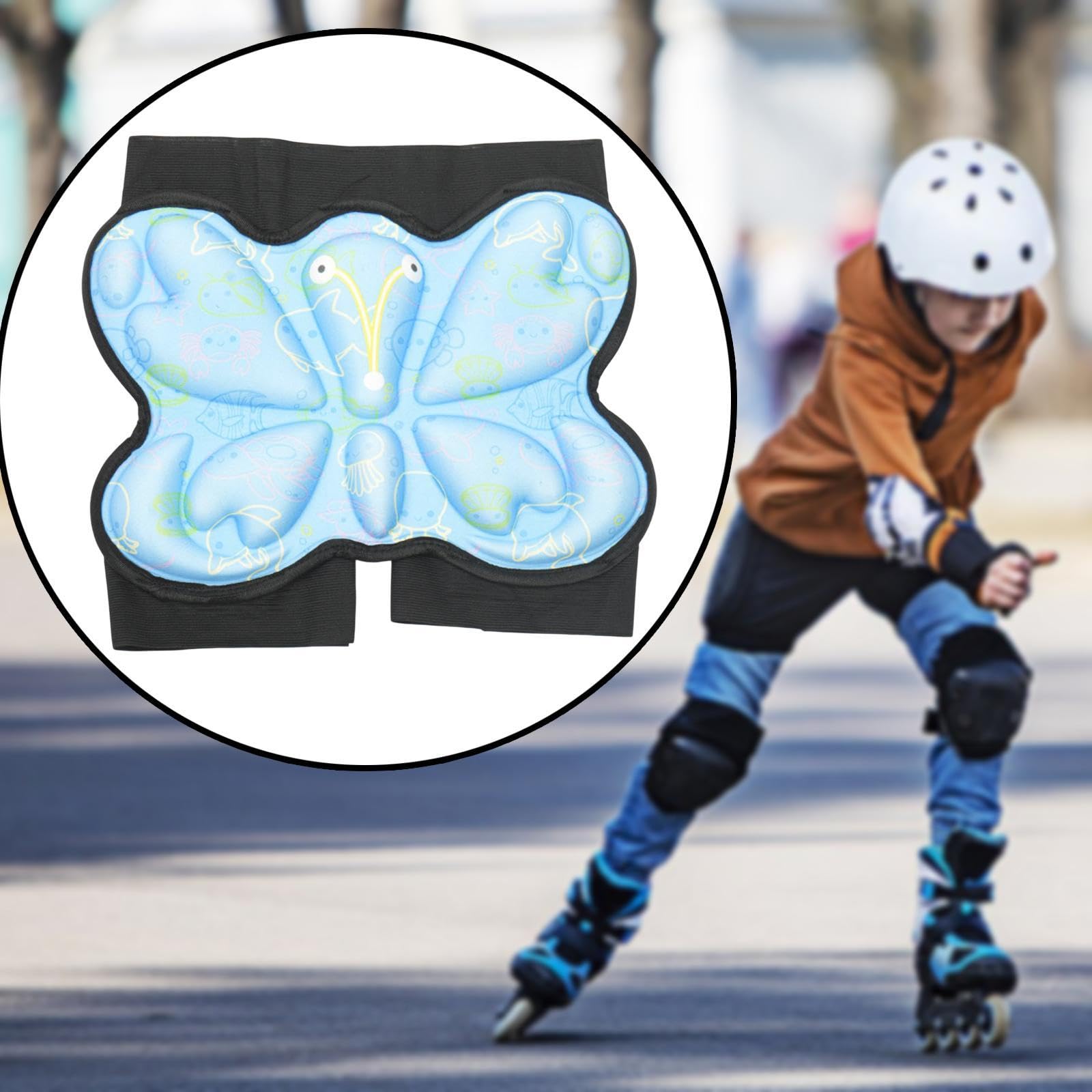 B Baosity Roller Skating Hip Pad avec Rembourrage Hanche Coussin Antichoc Ajustable en EVA Conçu pour Soutien Compression Patinage Ski Vélo Adapté