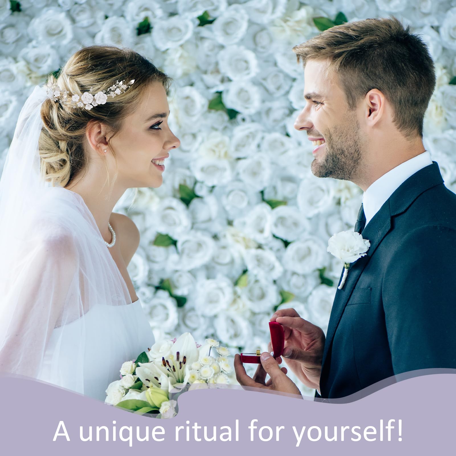 Flower Wedding Hair Vine - Image 3