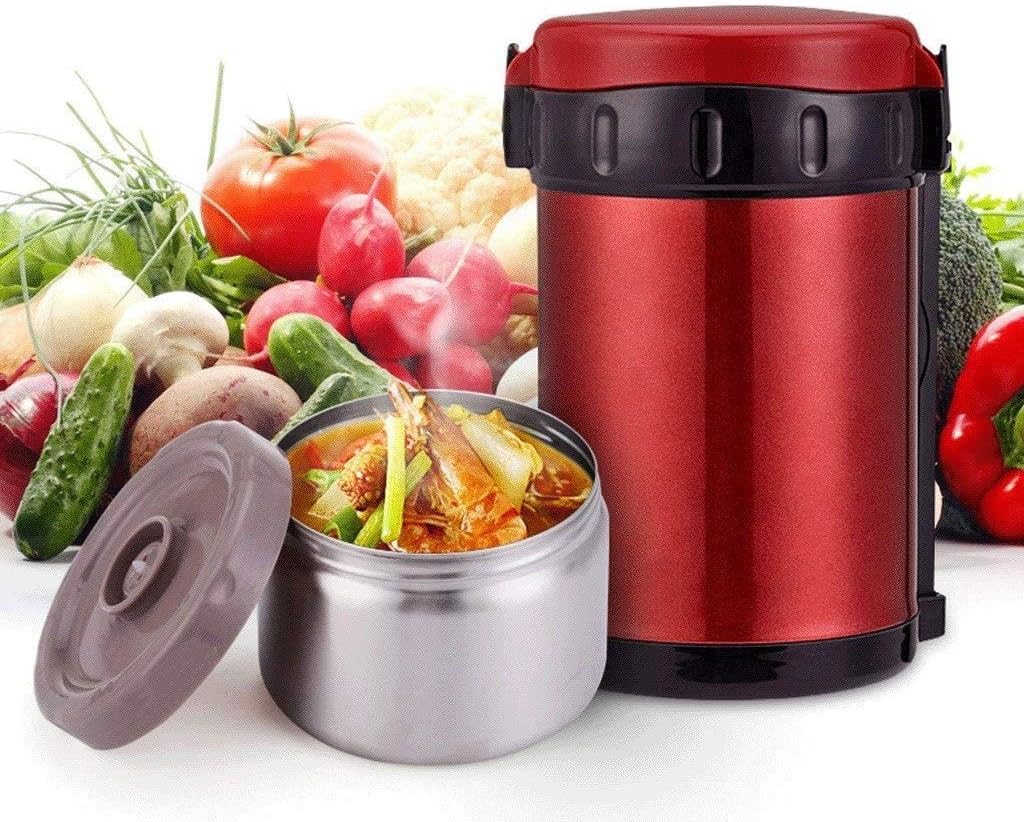 Vacuum Insulated Lunch Box Stainless Steel Food Jar Container Carriers Thermal Storage