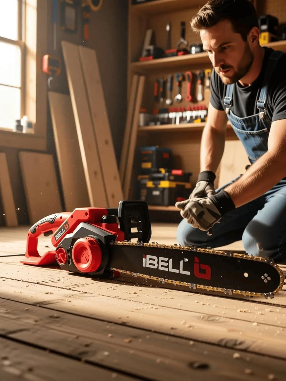 IBELL Electric Chainsaw - 16" Bar, 1800W Motor -5 IBELL Electric Chainsaw - 16" Bar, 1800W Motor -5