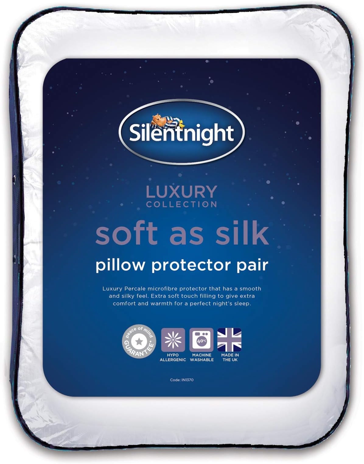Soft as Silk Pillow Protector - Pack of 2