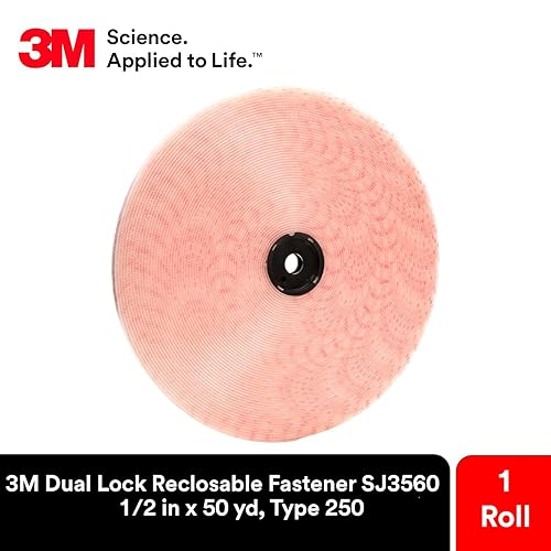 Miniatura 2 de 3M Sujetadores resellables de doble bloqueo SJ3560, tipo 250, transparentes, 12 pulgada x 50 yardas, uso industrial, cierre a presión, fuerte y