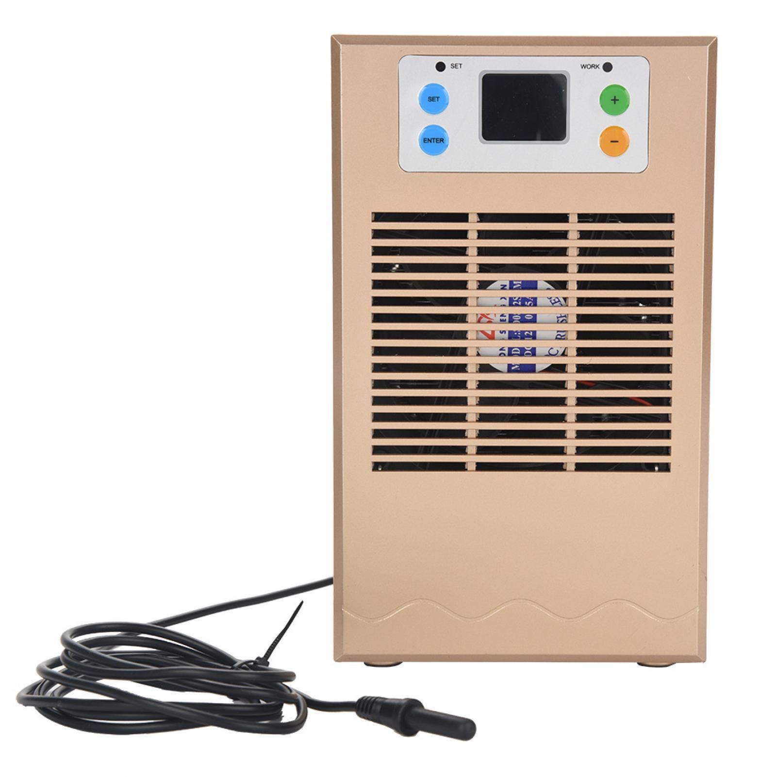Enfriador Acuario Profesional, 70 W refrigeración eficiente, enfriador tanque peces dorado para acuarios tropicales, peceras grandes y entornos cálidos