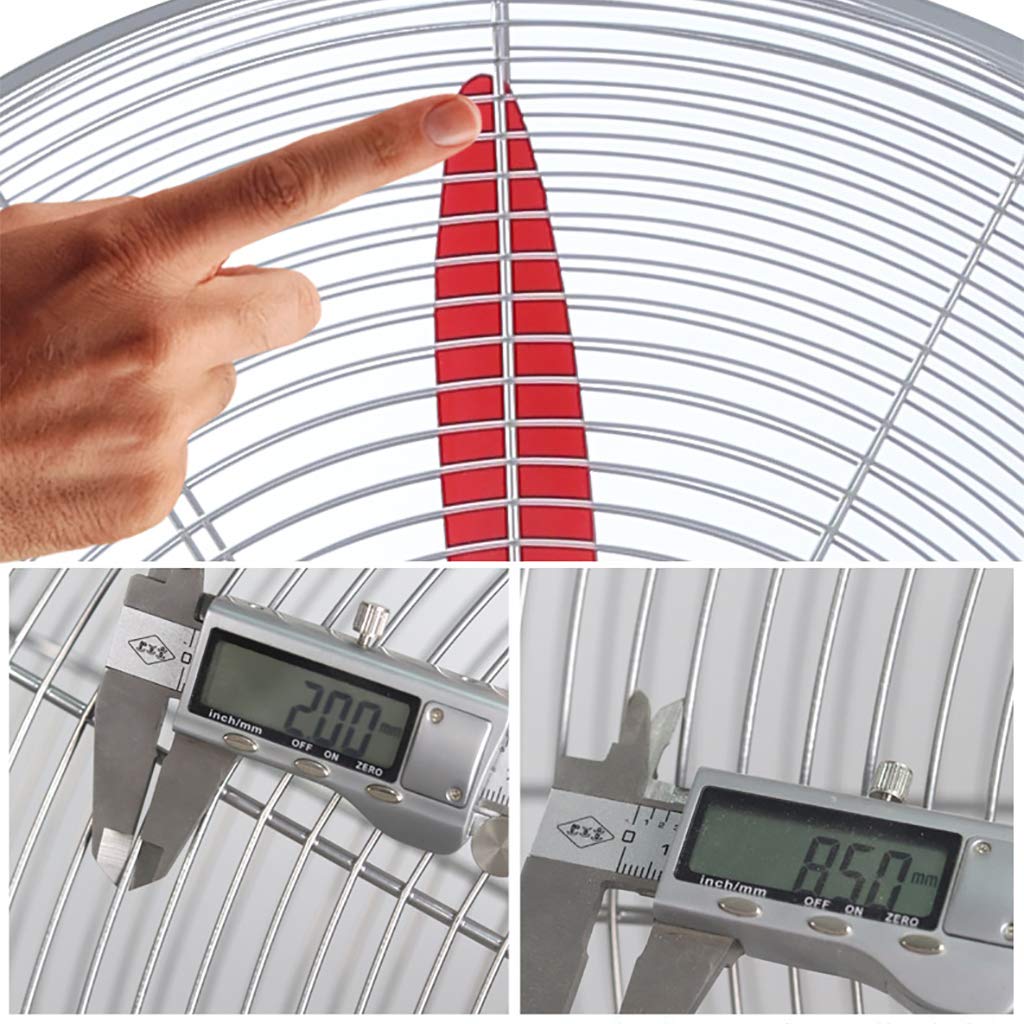 Ventilatore Oscillante, Ventilatore con Piedistallo in Rame, per Uso Esterno Industriale, Commerciale, Residenziale E in Serra, 3 Dimensioni