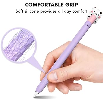 Amazon.com: NIUTRENDZ Cute Cow Apple Pencil Case for Apple