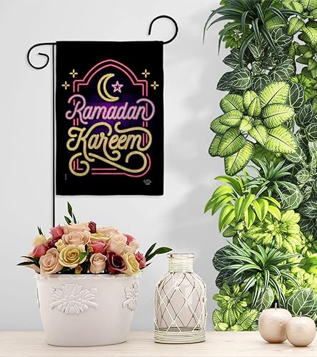Miniatura 9 de Lightful Ramadan Kareem - Bandera de arpillera para jardín, juego de colgar en la pared, religiosos, musulmanes, iftars, oraciones cristianas, mes