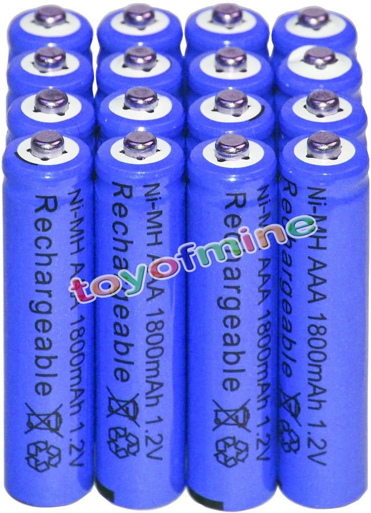 16x AAA Battery Batteries Bulk Nickel Hydride Rechargeable