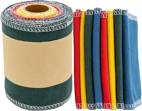 NAIVELY - Papel higiénico lavable reutilizable, 20 unidades, toallitas absorbentes para bidé, toallas orgánicas ecológicas sin papel, rollo de doble