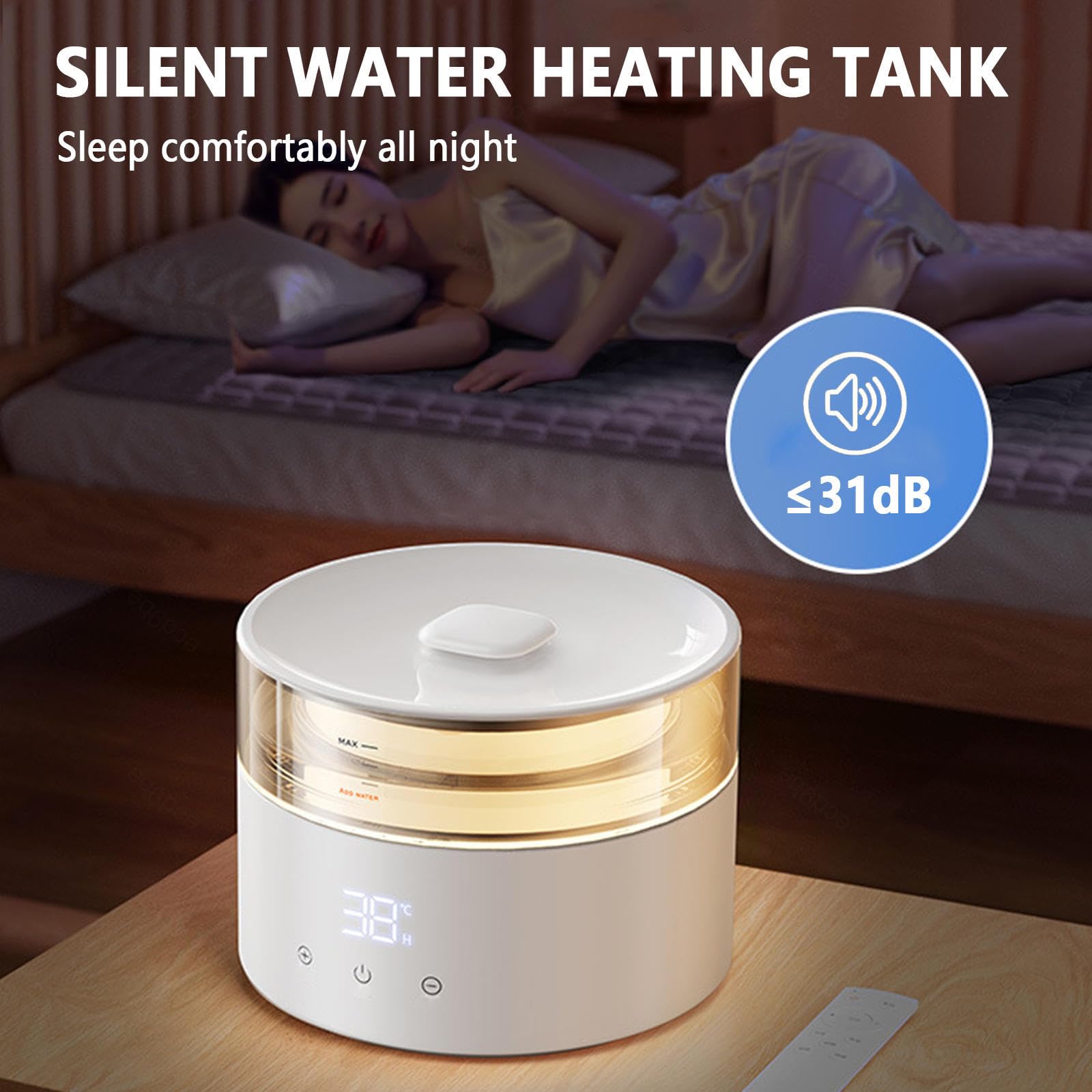 Plomería Calefacción Bajo La Cama, 2 Zonas De Temperatura, 3 Niveles De Temperatura Manta Eléctrica Grande con Protección contra Sobrecalentamiento,Luz Nocturna