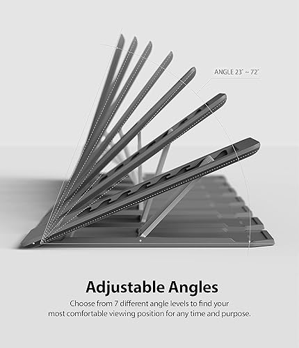 Miniatura 5 de Ringke Excelente soporte universal para tableta, soporte de acción de resorte, accesorio adhesivo multiángulo para tabletas iPad, lector electrónico