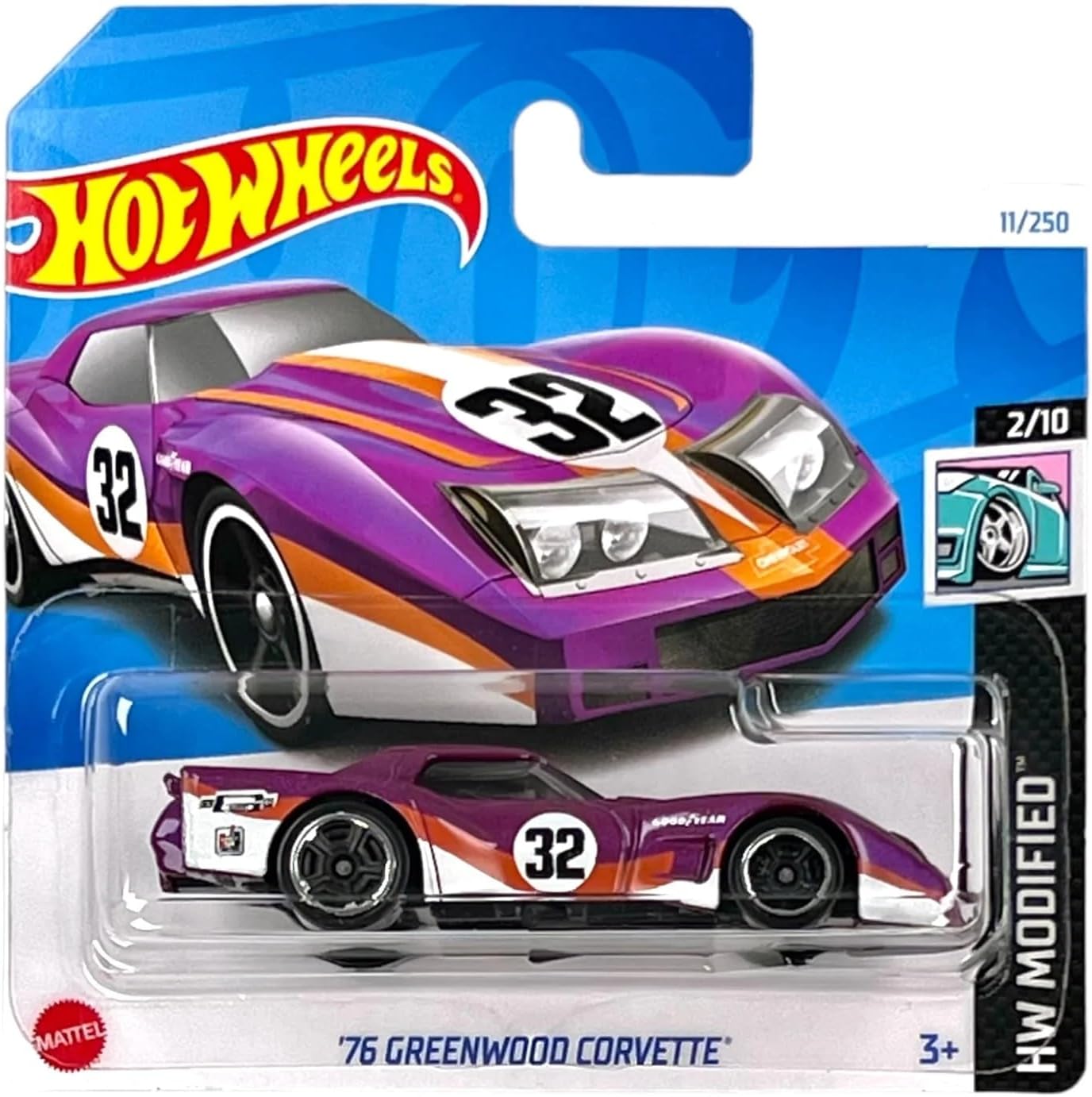 HotWheels '76 Greenwood Corvette (Purple) 2024 HW Modified