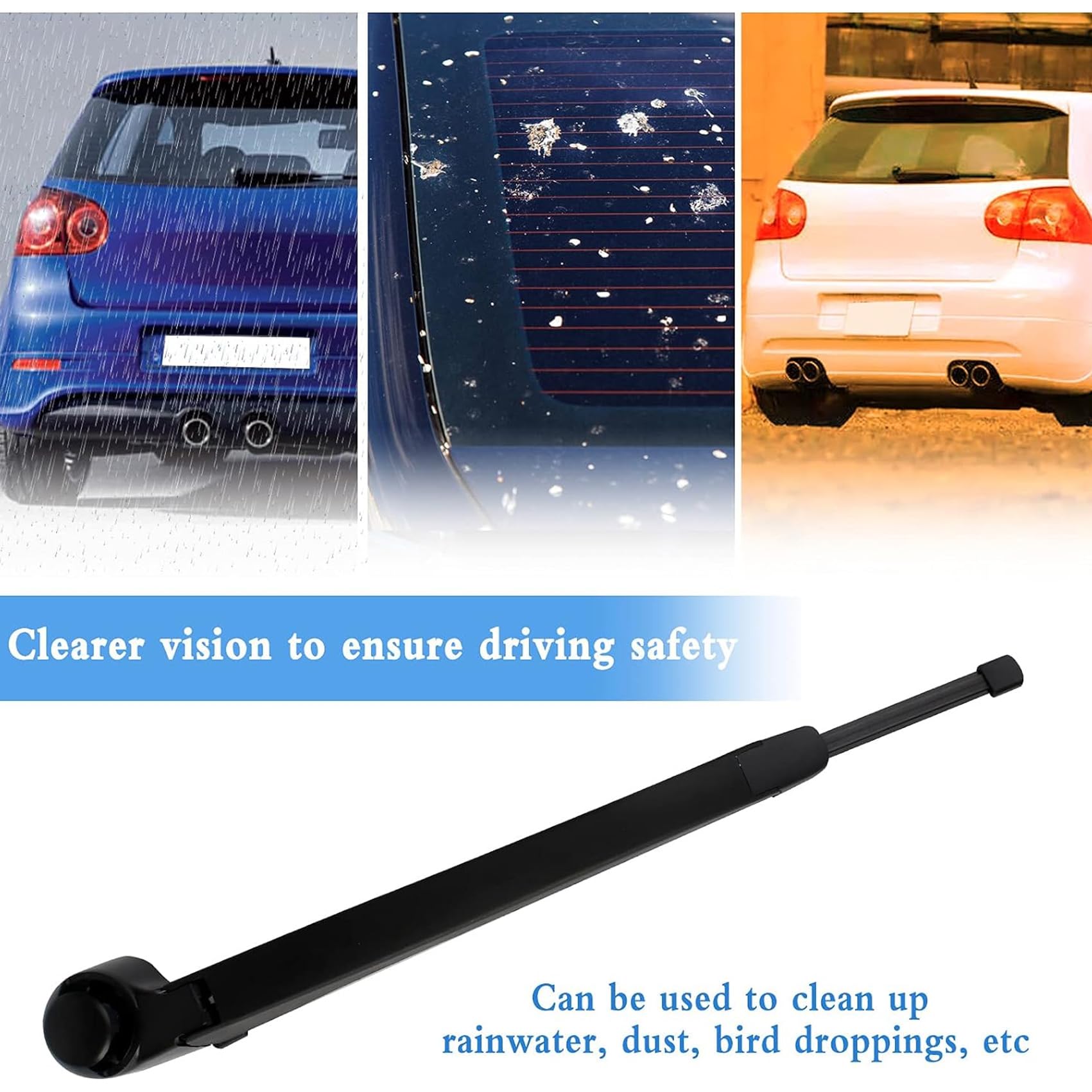 Braccio Tergicristallo Posteriore Con Lama E Cover - Adatto Per Audi Q3 - Foto 5