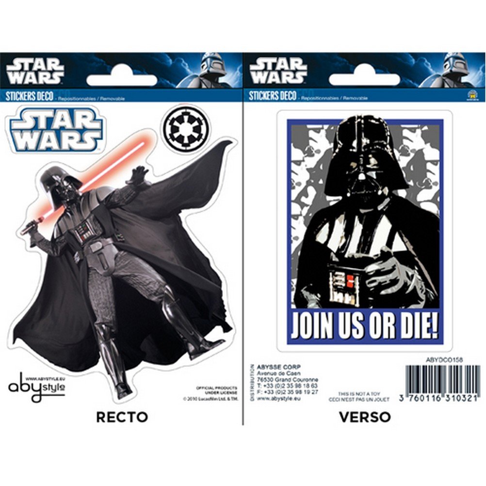 Stickers Star Wars ABYDCO158 customiser coque téléphone rayée avec Dark Vador 16x11
