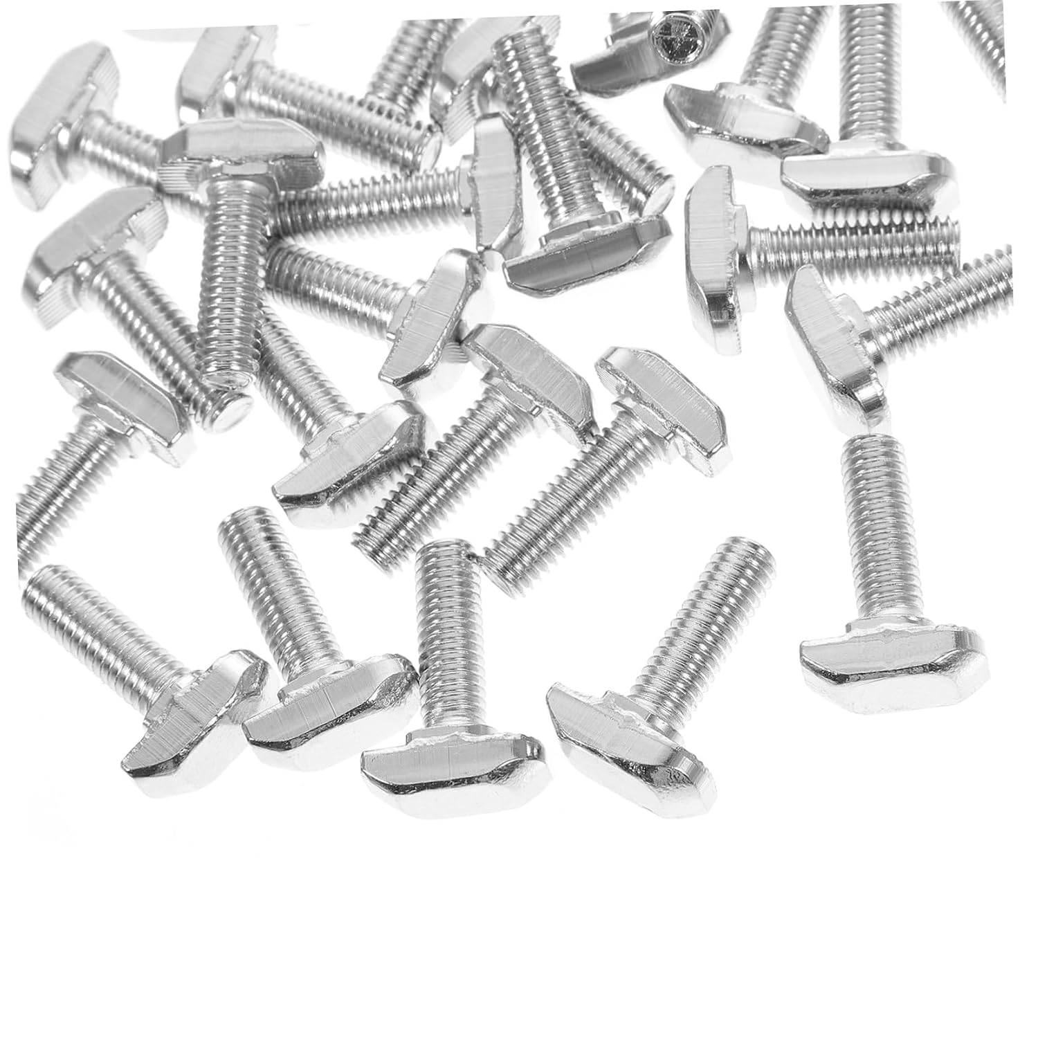 30pcs Stainless Steel T Slot Bolts Quick Release Sliding Screws for Aluminum T Track Extrusions Accessories for Machine Assembly