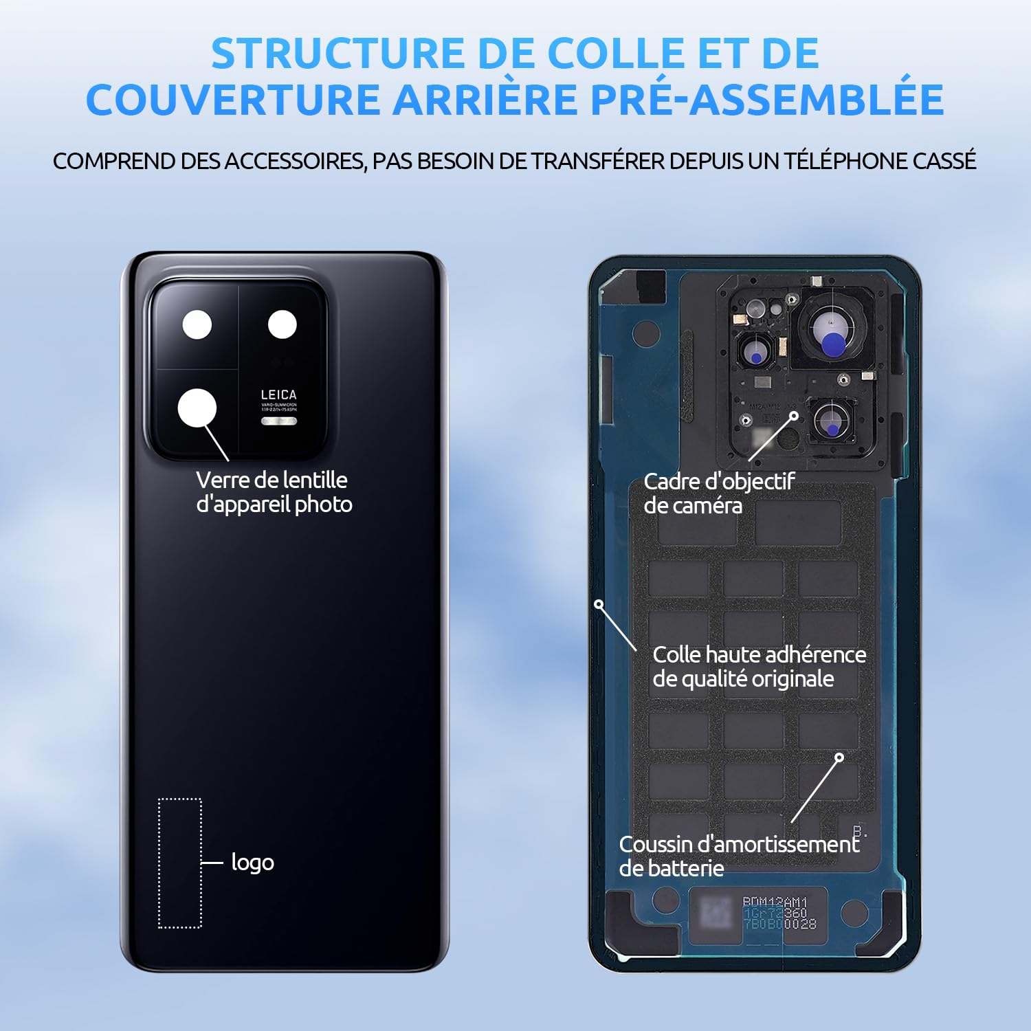 Vitre Arrière Complète Avec Lentille De Caméra Pour Xiaomi 13T Pro - Couleur Vert