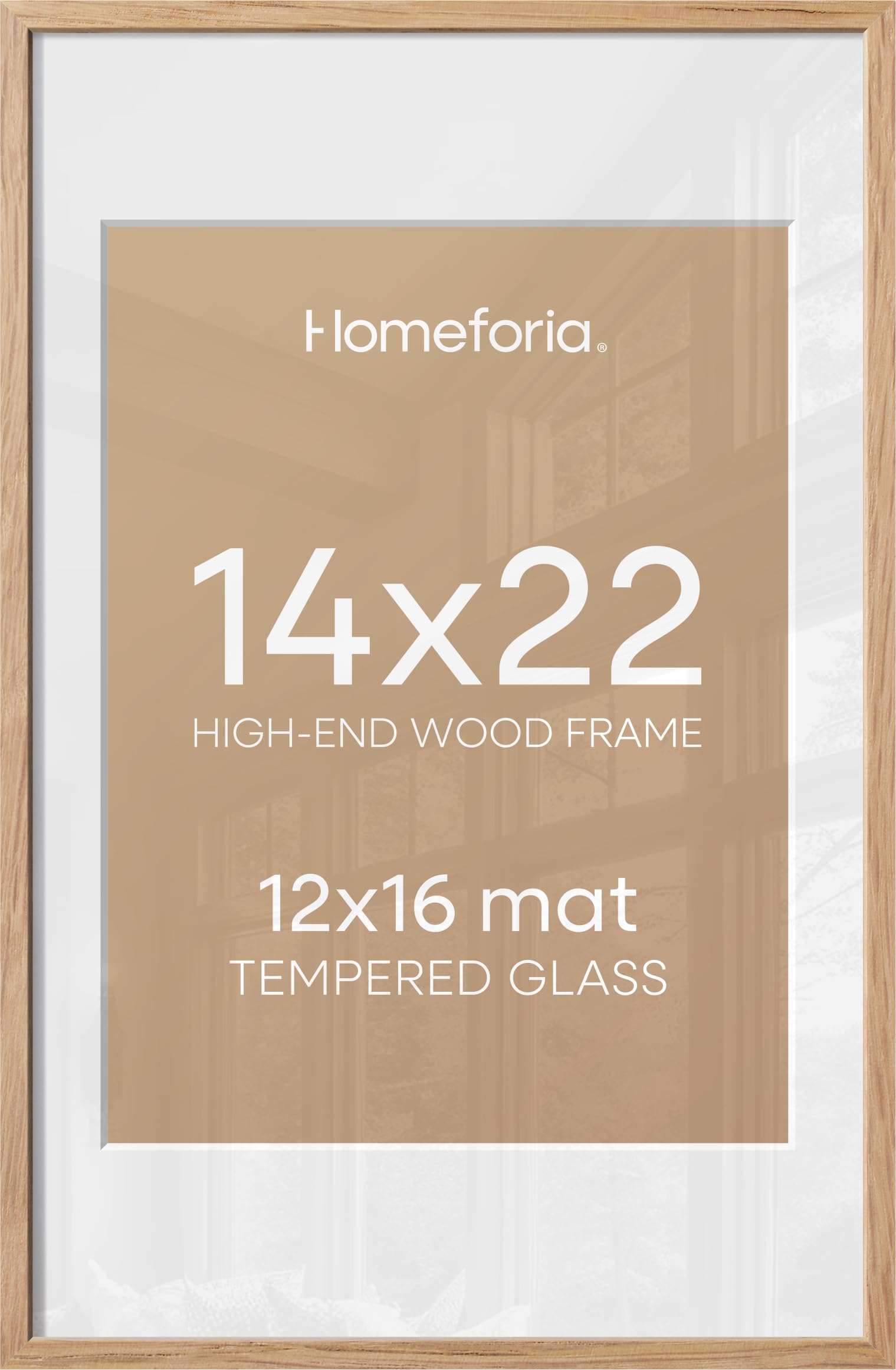 Homeforia Natural Oak 14x22 Frame