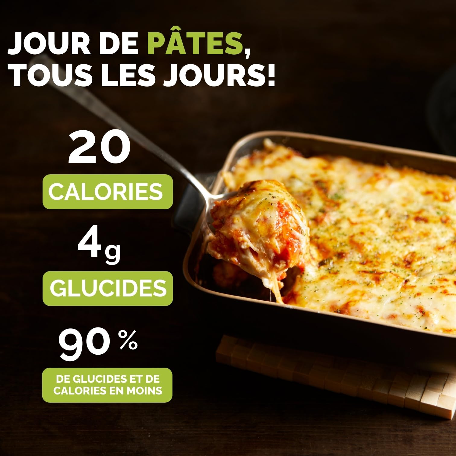 PALMINI Pâtes Lasagne - Cœurs de palmier – Vegan | Sans OGM – Faible en calories – Keto – Sans Sucre– 338g | (Pack de 6)