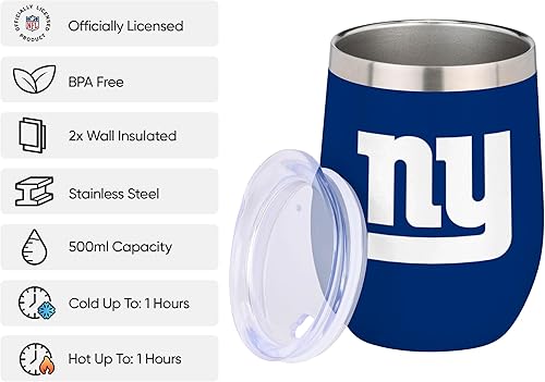 Miniatura 156 de FOCO NFL - Taza de viaje de 12 onzas con aislamiento con logotipo de equipo de la NFL para adultos