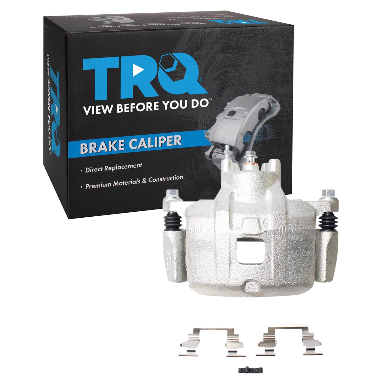 TRQ Front Right Brake Caliper w/Bracket Passenger Side