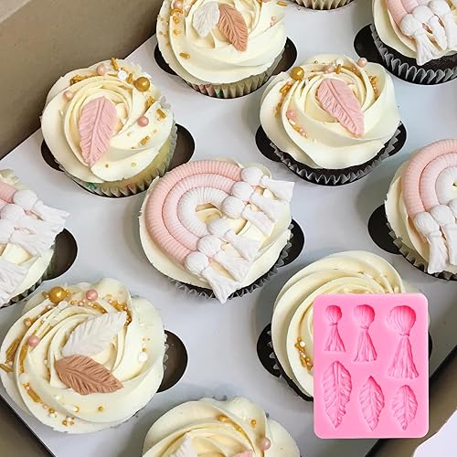 Miniatura 5 de Molde de silicona de cuerda de cáñamo, moldes de chocolate con nudo de cuerda de borla, molde europeo para hornear para decoración de pasteles,