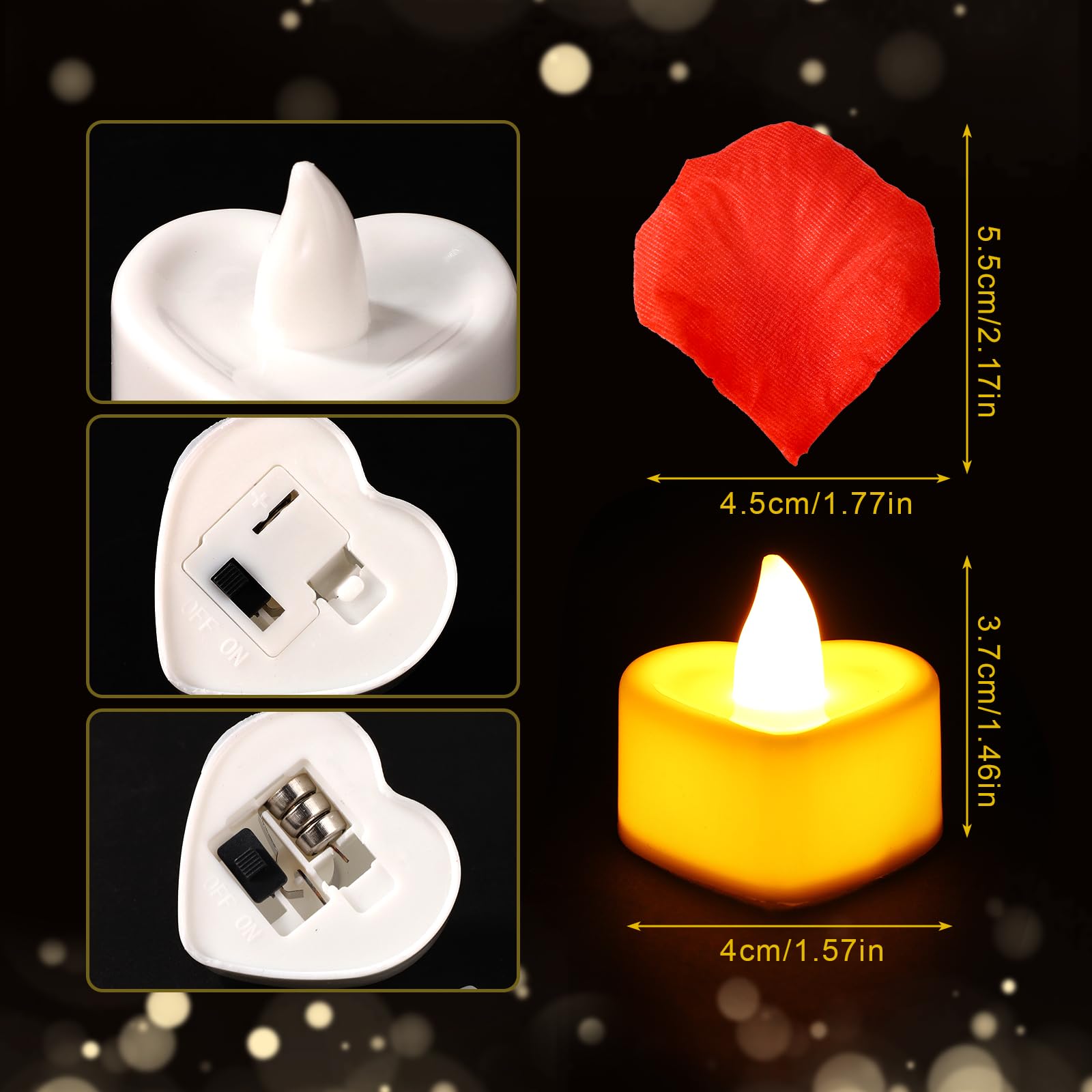 BTFO Rose Petals and Candles Set - Image 2