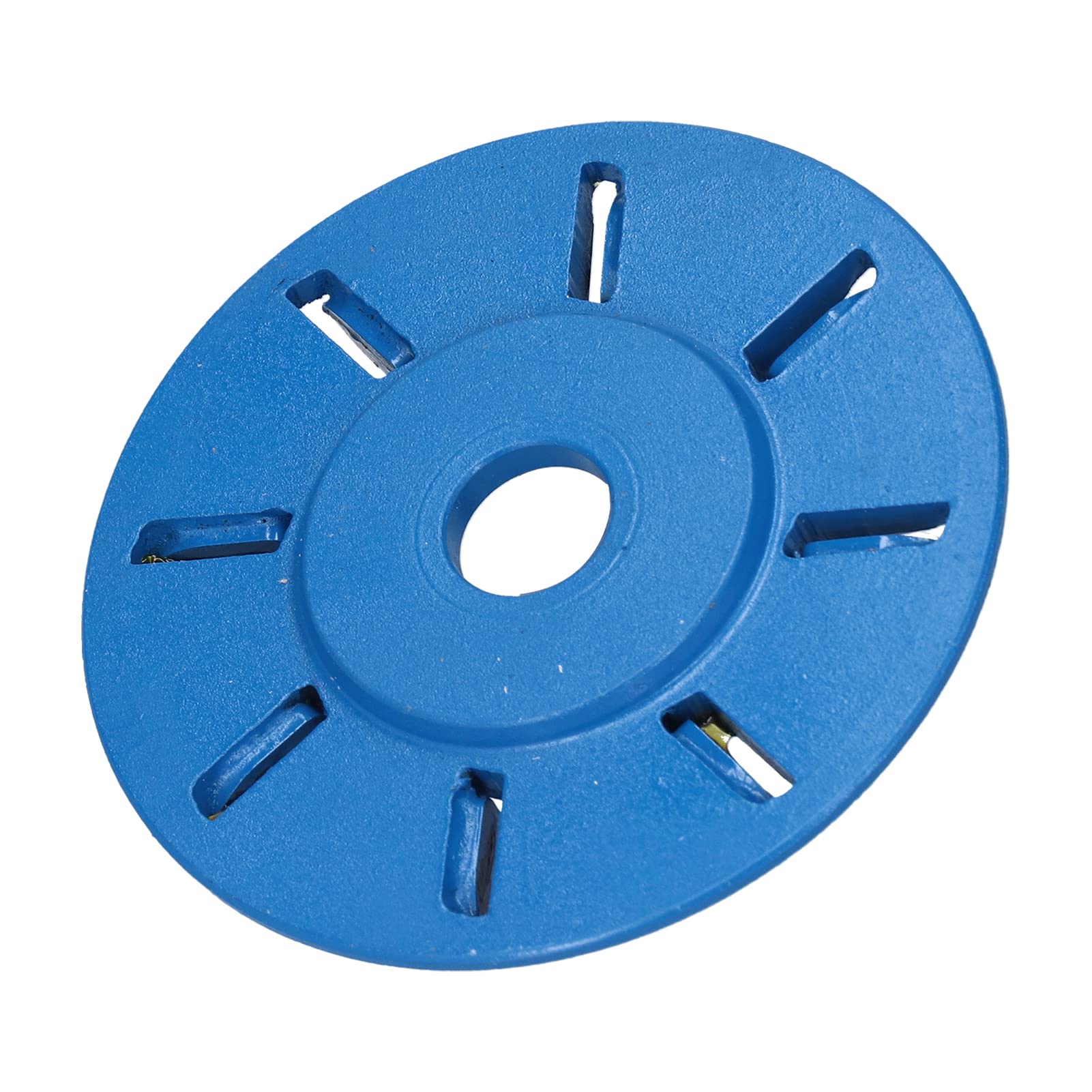 Marhynchus Angle Grinder Disque de Sculpture en Bois, Acier en Tungstène 8 Dents Disque de Sculpture pour la Coupe en Bois, Polissage, Mise en Forme avec une Résistance à L'usure élevée (BLUE)