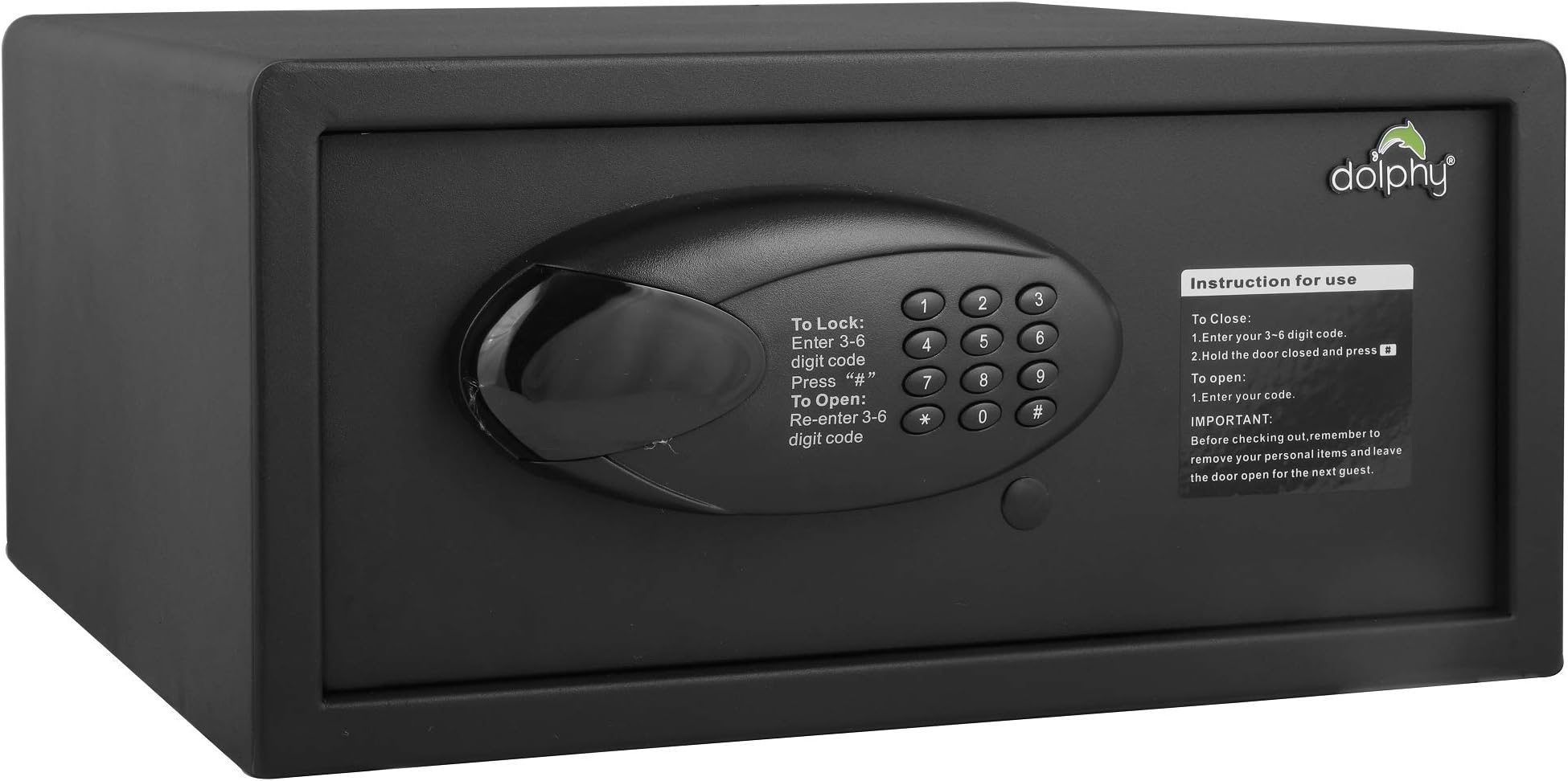 Dolphy Digital Electronic Safe Locker for Home & Office