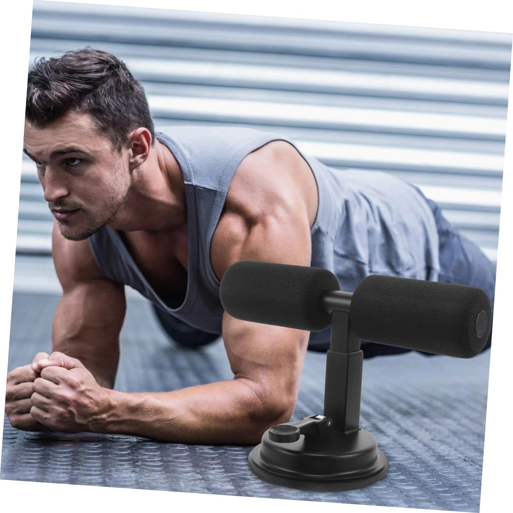 WHAMVOX Stable Suction Cup Sit up Assist Device Pilates Equipment for Indoor Exercise