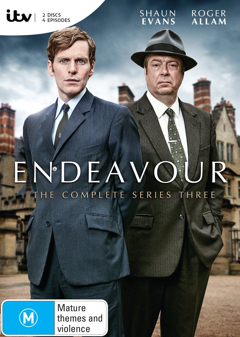 Endeavour Serie 3 DVD Región 4 Formato Non-USA Importación