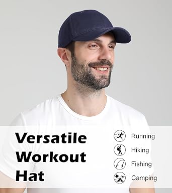 LiuSuper XXL Men's Baseball Cap Big Head (23.6-25.6) Oversize Adjustable Cotton Trucker Hat Unisex Sports Outdoor