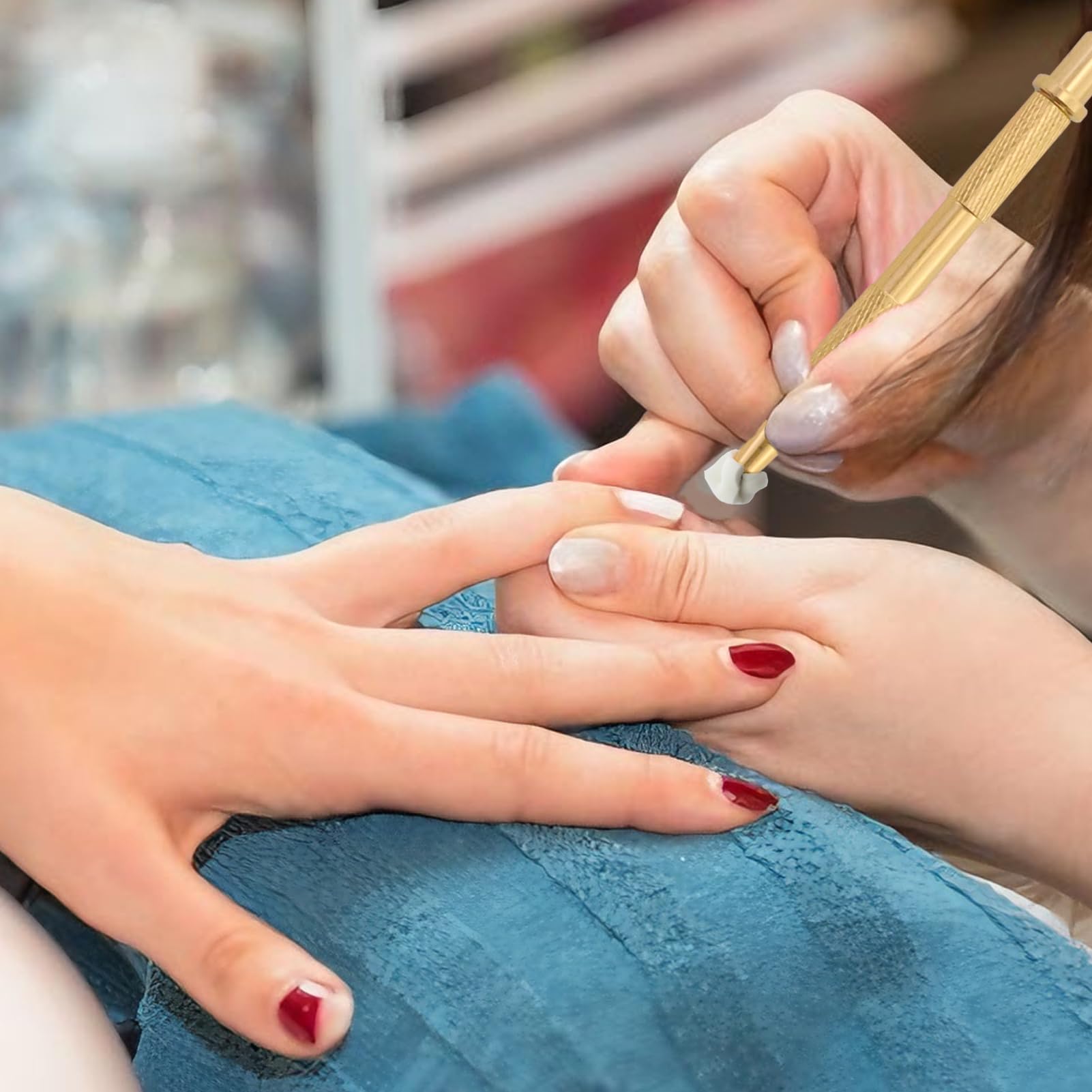 300 Pezzi Spugna per Nail Art, Strumenti per il Rendering Delle Unghie con Pinza Metallica, Pennello, Usato per Creare una Varietà di Modelli di Nail Art Sfumati