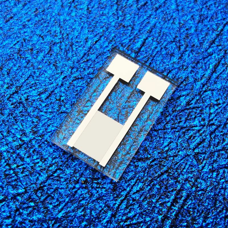 Electrodo interdigital de platino de 5 piezas for sensor de humedad de es(Finger pitch 50 microns)