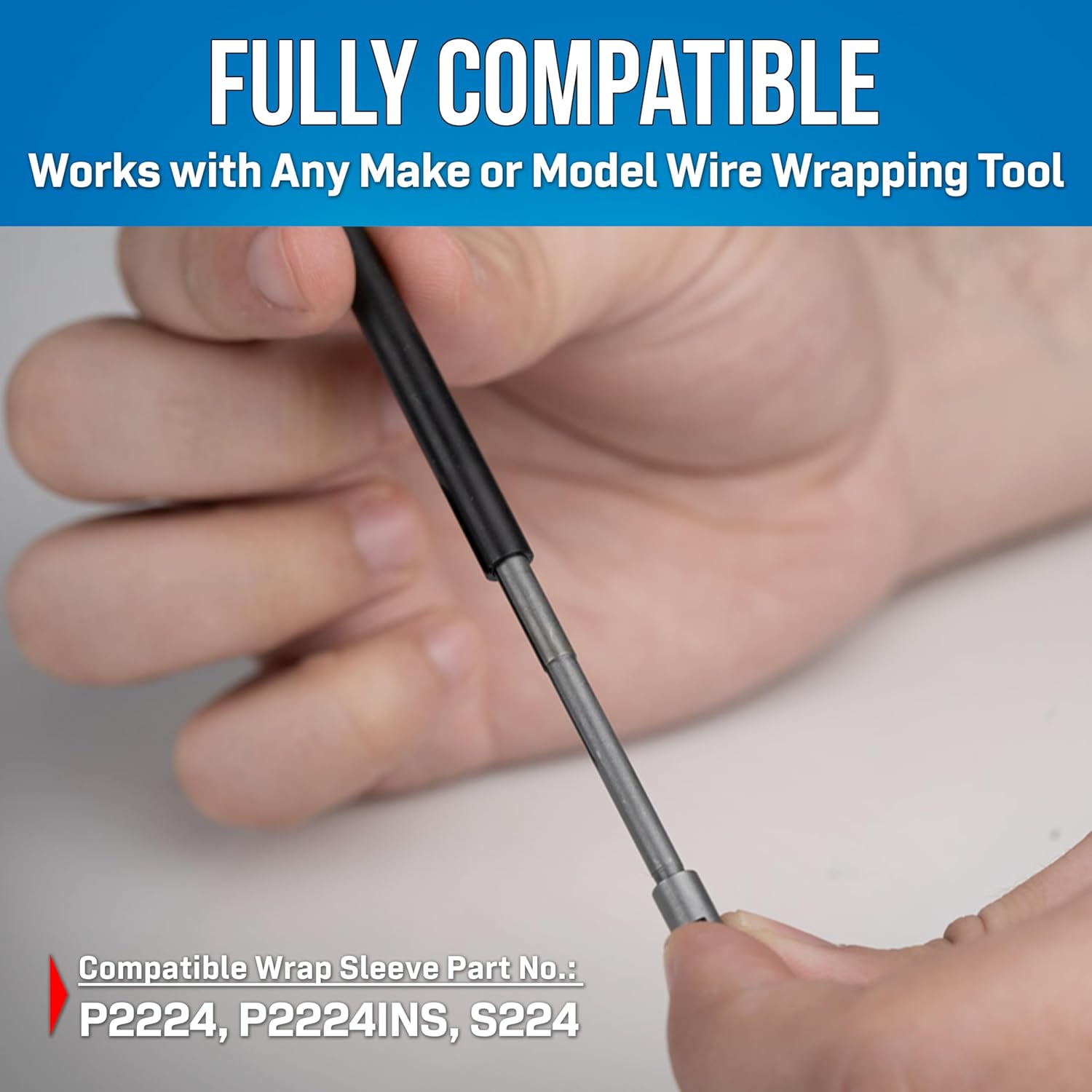 Jonard KB224 Regular Wire Wrapping Bit, 22-24 AWG, 3" Length, 0.807" Hole Depth, 0.111" Radius