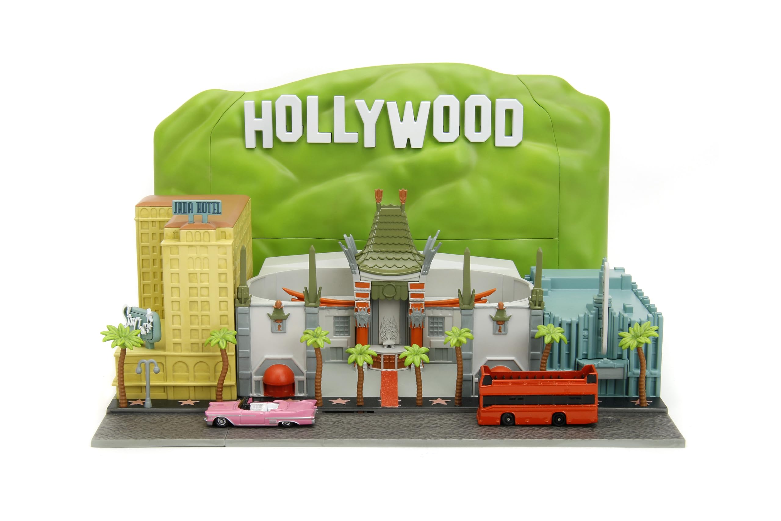 Amazon.com: Jada Nano Hollywood Rides Walk of Fame Diorama w