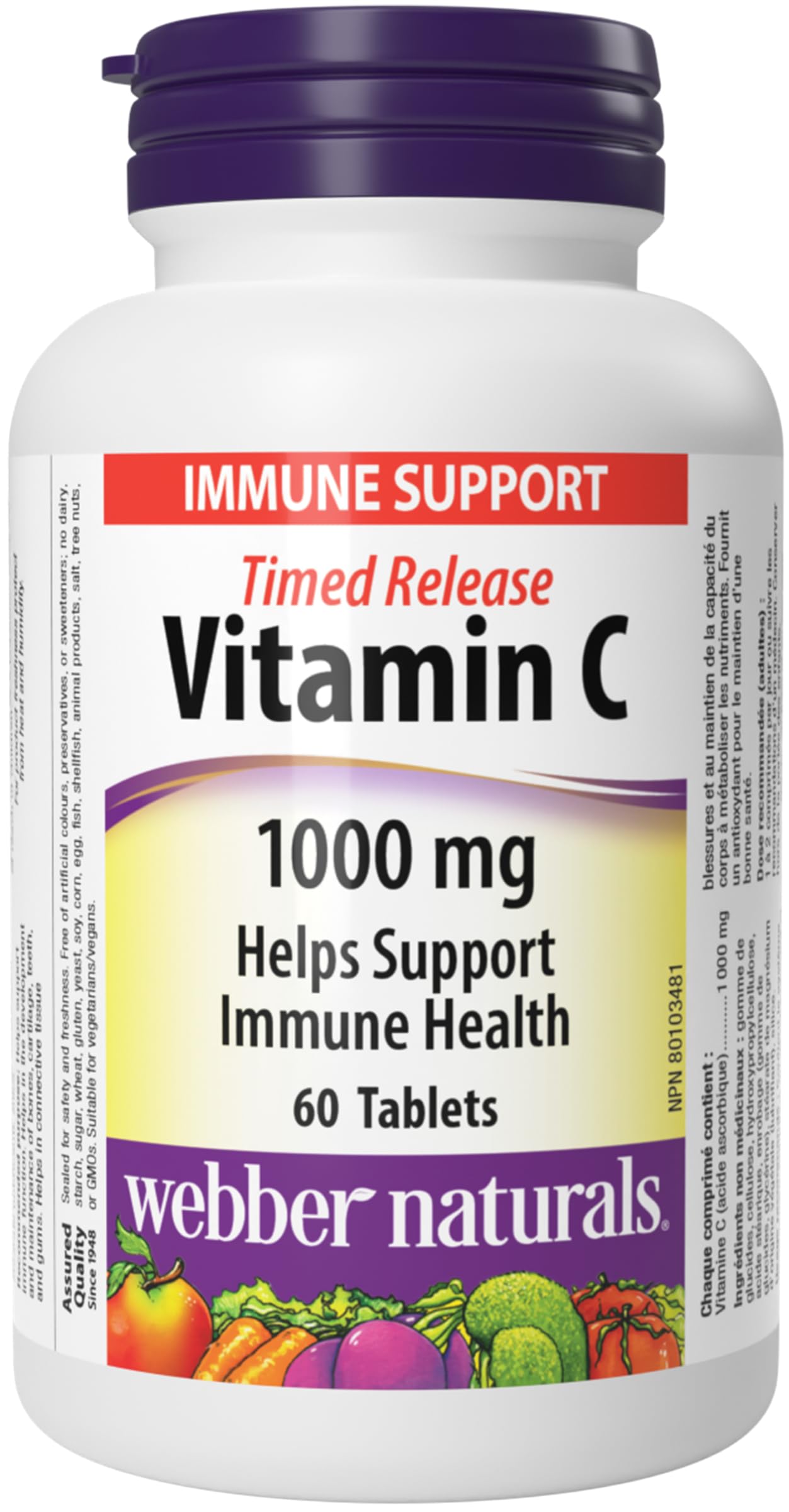 Webber Naturals Vitamin C Timed Release 1000 mg