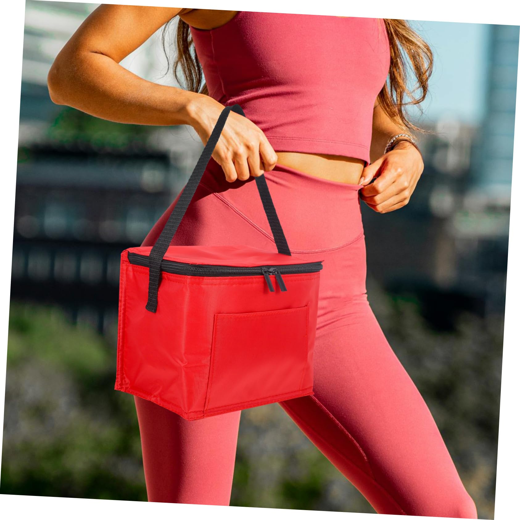 PRETYZOOM 3 Piezas Bolsa térmica para picnic Bolsa de comida isotérmica. Bolsa almuerzo portátil bolsa para llevar pizza bolsa térmica aislada bolsas bolsa bento de picnic aire