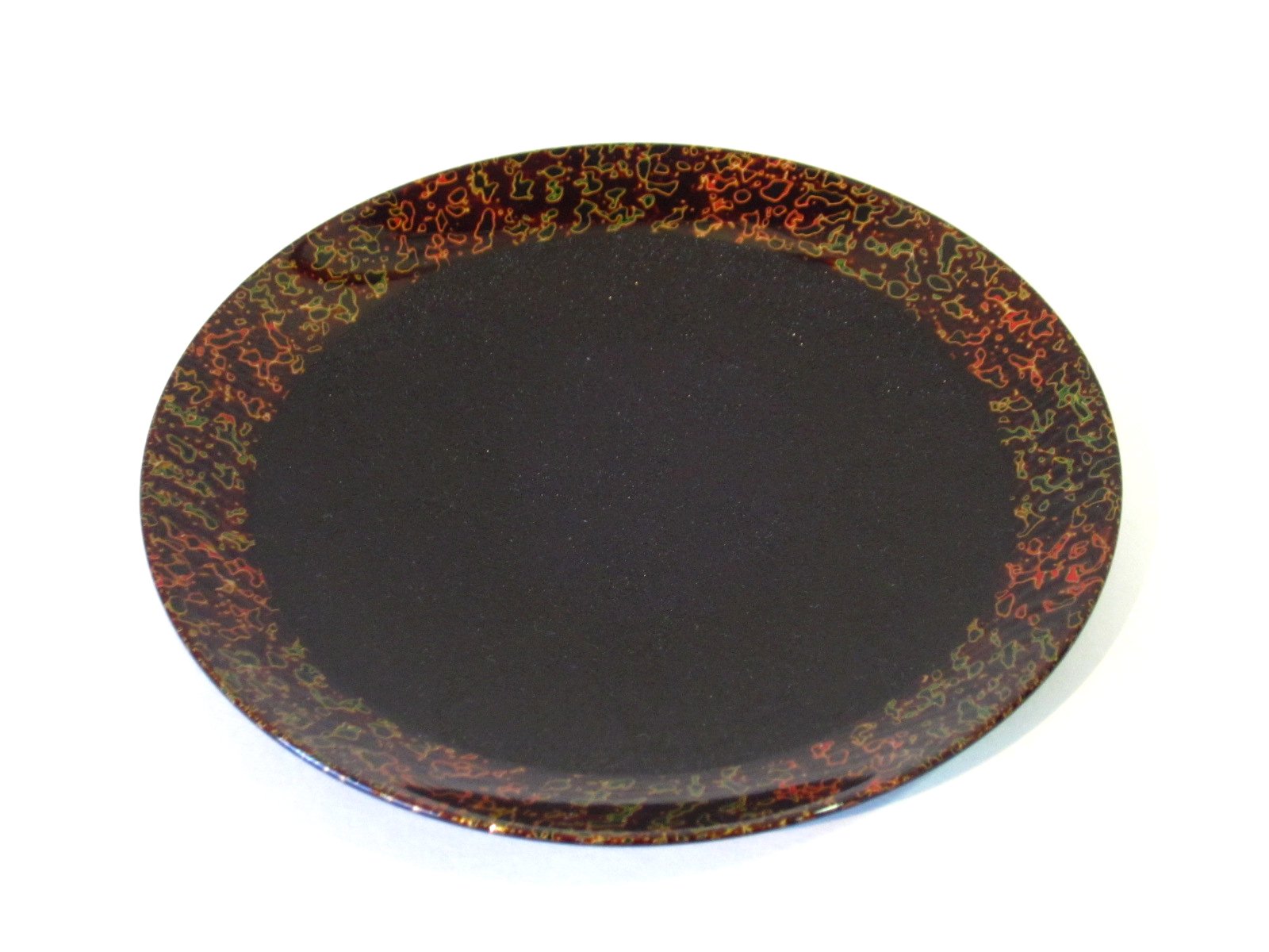 Amazon.co.jp: 伝統工芸士が作る本物の漆の器 お皿 6寸（直径18cm