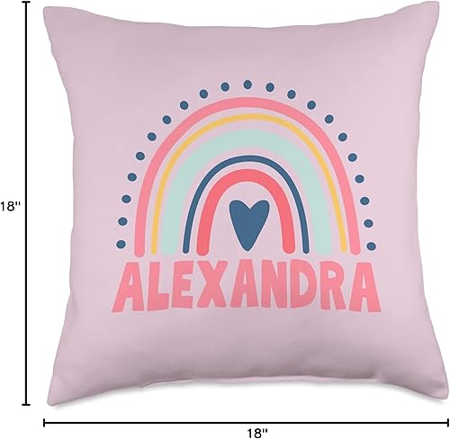 Miniatura 6 de Idea Regalo Personalizzata con Nome Gifts Idea Alexandra Name Custom Woman Myth Legend - Almohada para fiesta de cumpleaños, 16 x 16 pulgadas,